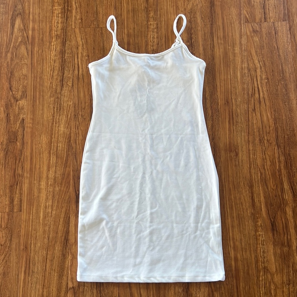 Fashion Nova White Bodycon Dress